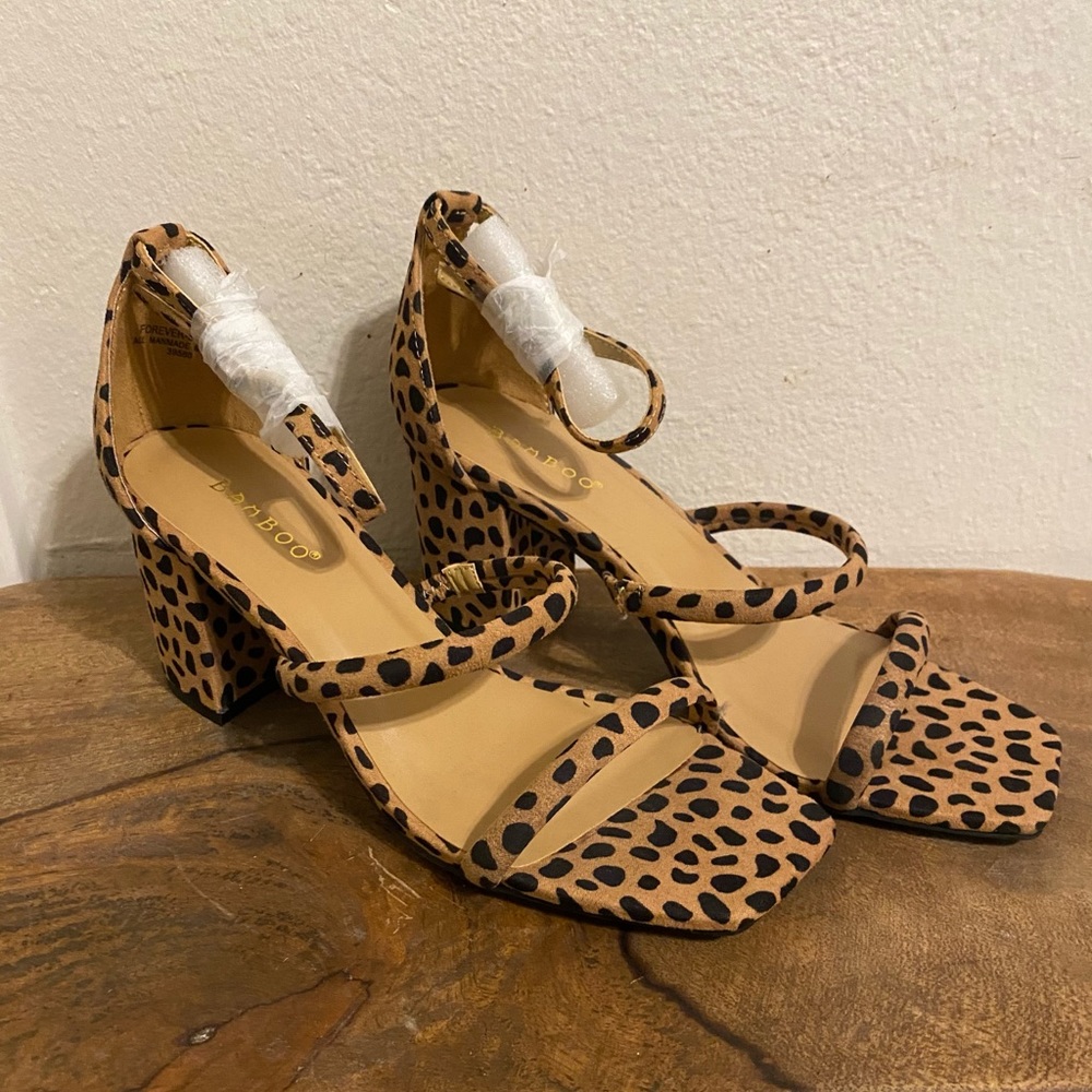 NEW Cheetah print heels